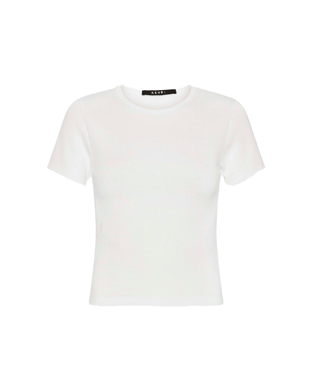 Womens Arise Ss Tee White Fitted Tees - White