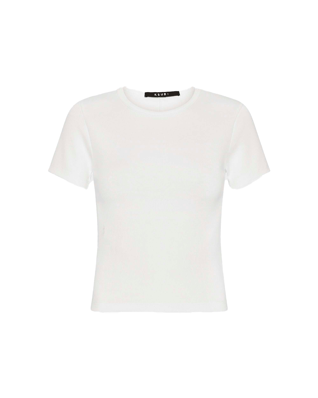 Womens Arise Ss Tee White Fitted Tees - White