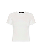 Womens Arise Ss Tee White Fitted Tees - White