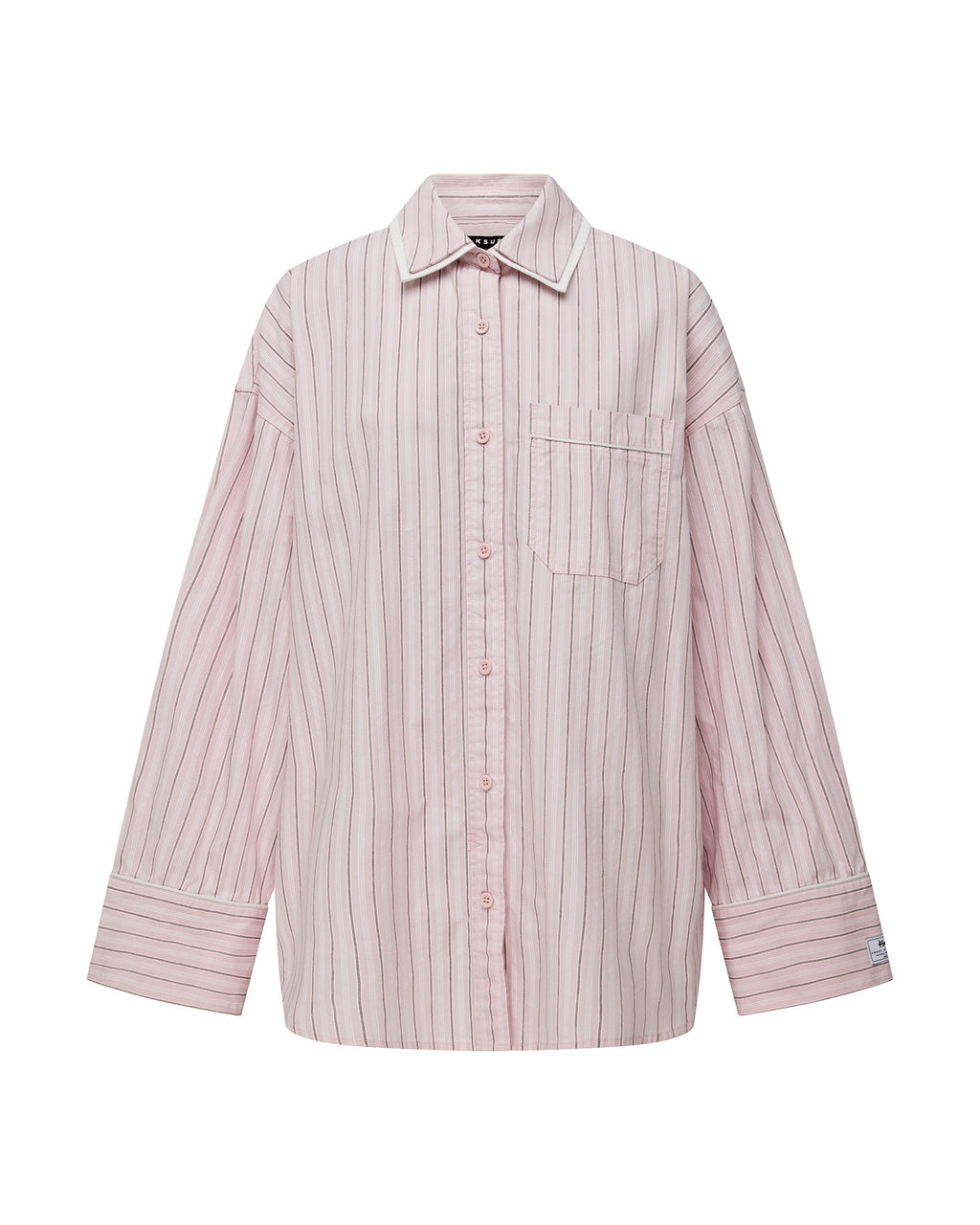 Womens Astra Ls Shirt Candy Oversized Shirts - Pink
