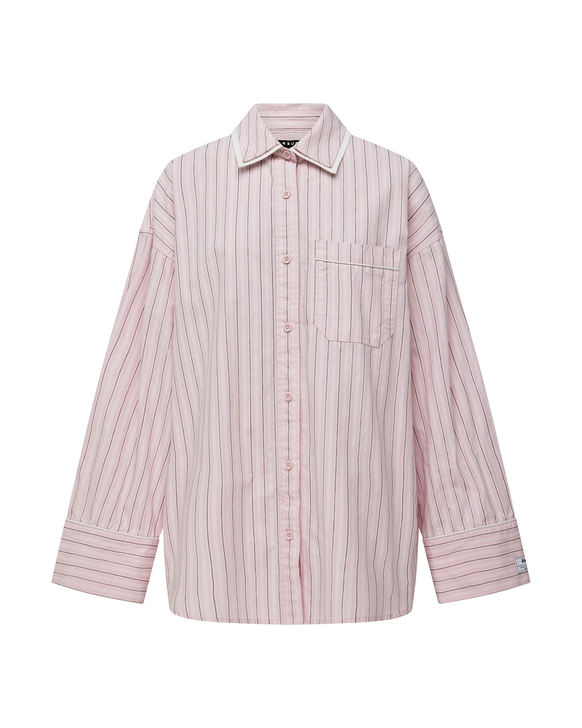 Womens Astra Ls Shirt Candy Oversized Shirts - Pink