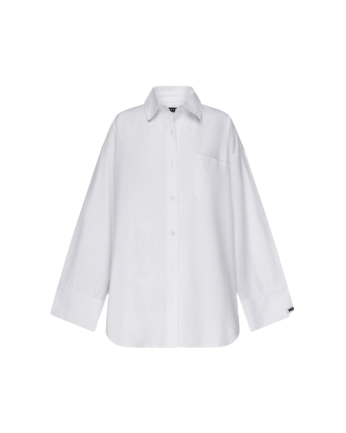 Womens Astra Ls Shirt White Oxford Regular Shirts - White