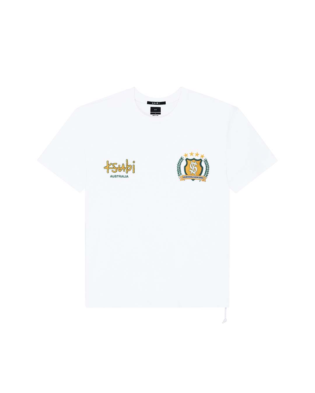 Mens Aus Ekcess Ss Tee Tru White Tees - White