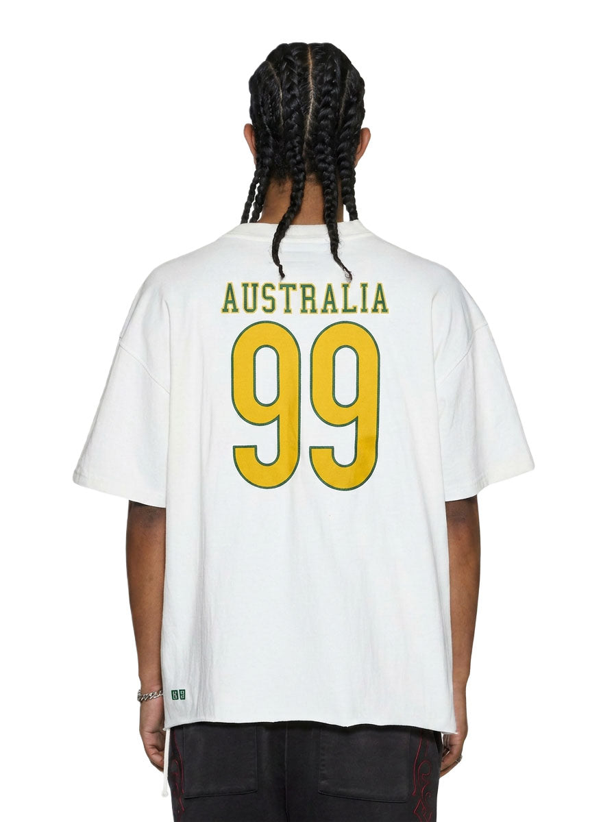 Mens Aus Ekcess Ss Tee Tru White Tees - White