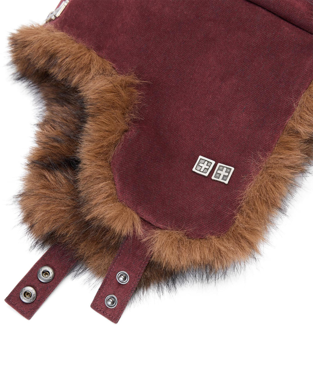 Trapper Hat Merlot Flock Headwear - Burgundy