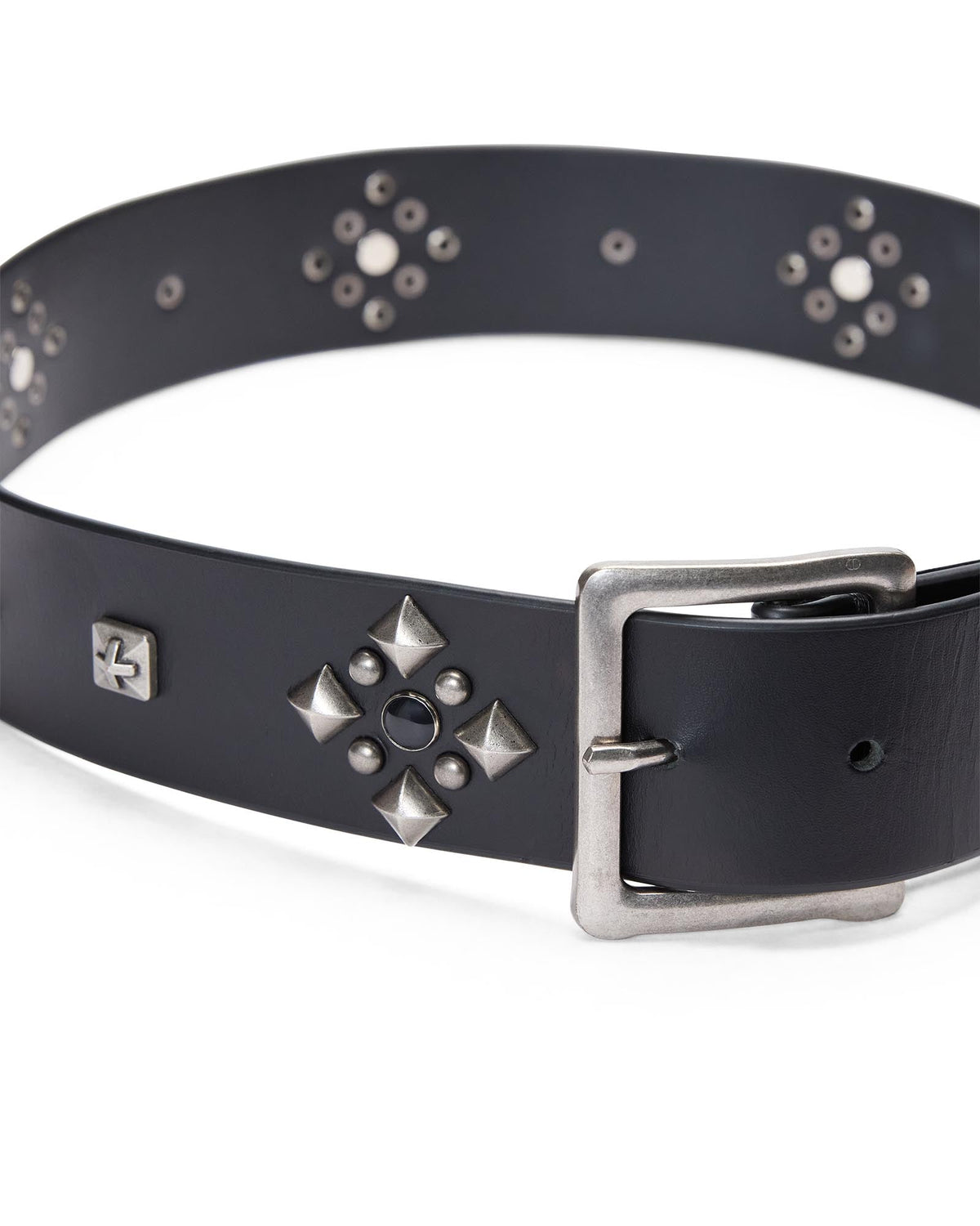 Paise Studded Belt Accessories - Black