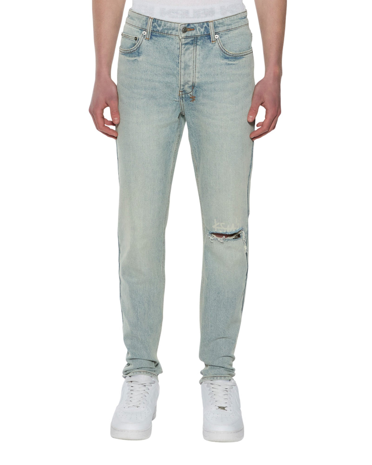 Mens Chitch Dune Etch Slim Denim Jeans - Denim