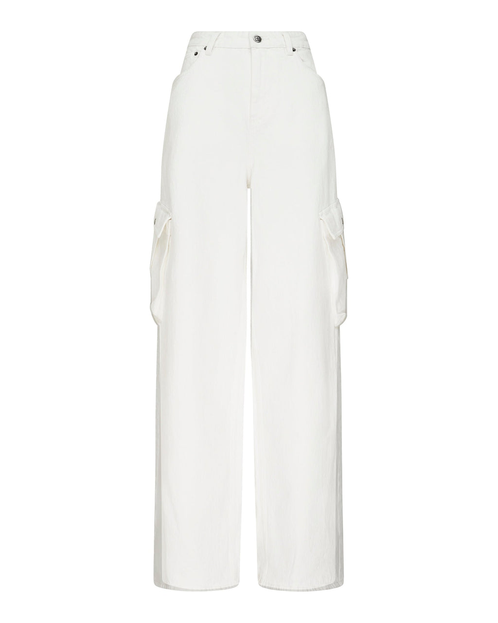 Womens Baggy Jean Cargo Ecru Baggy Denim Jeans - Beige