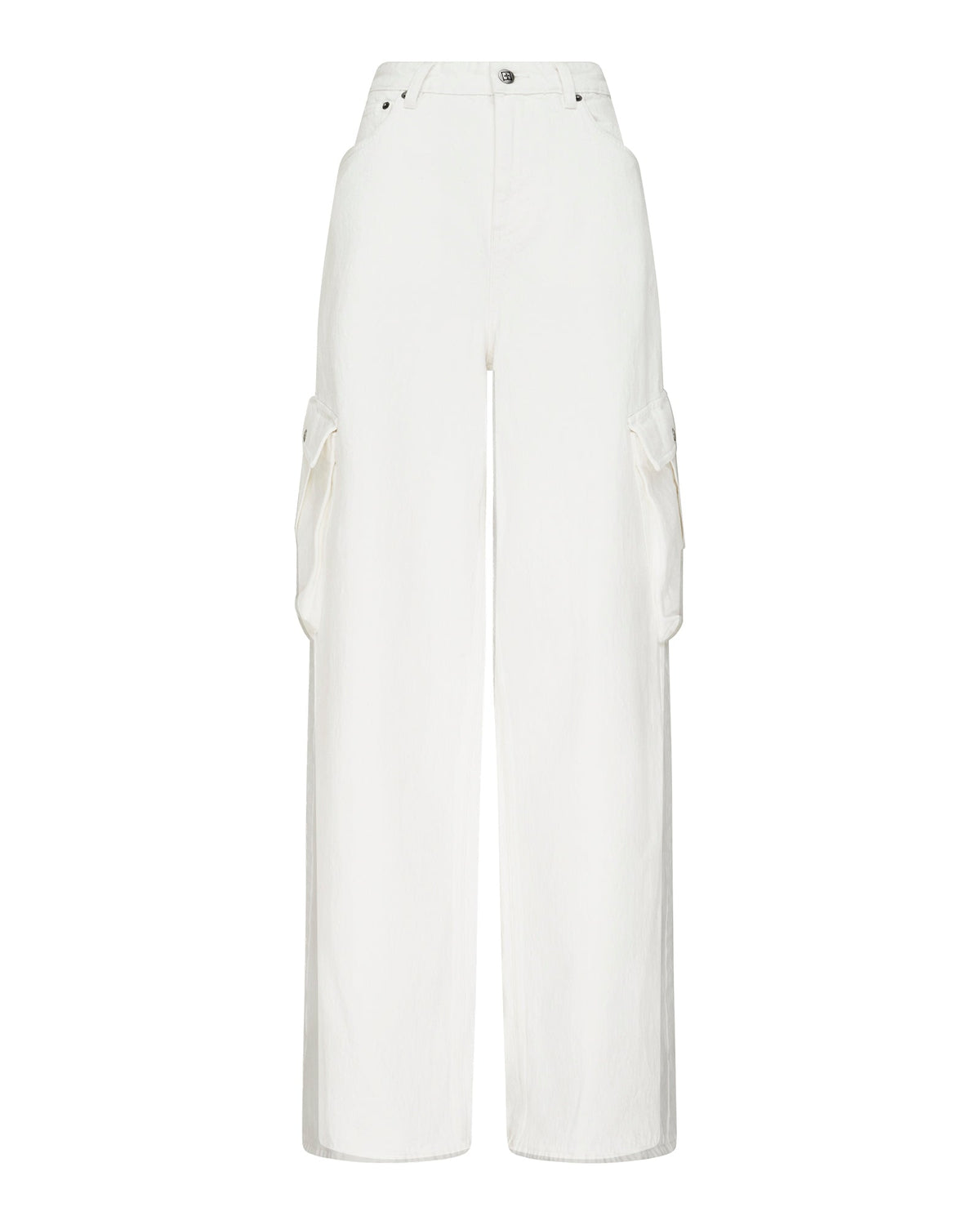 Womens Baggy Jean Cargo Ecru Baggy Denim Jeans - Beige
