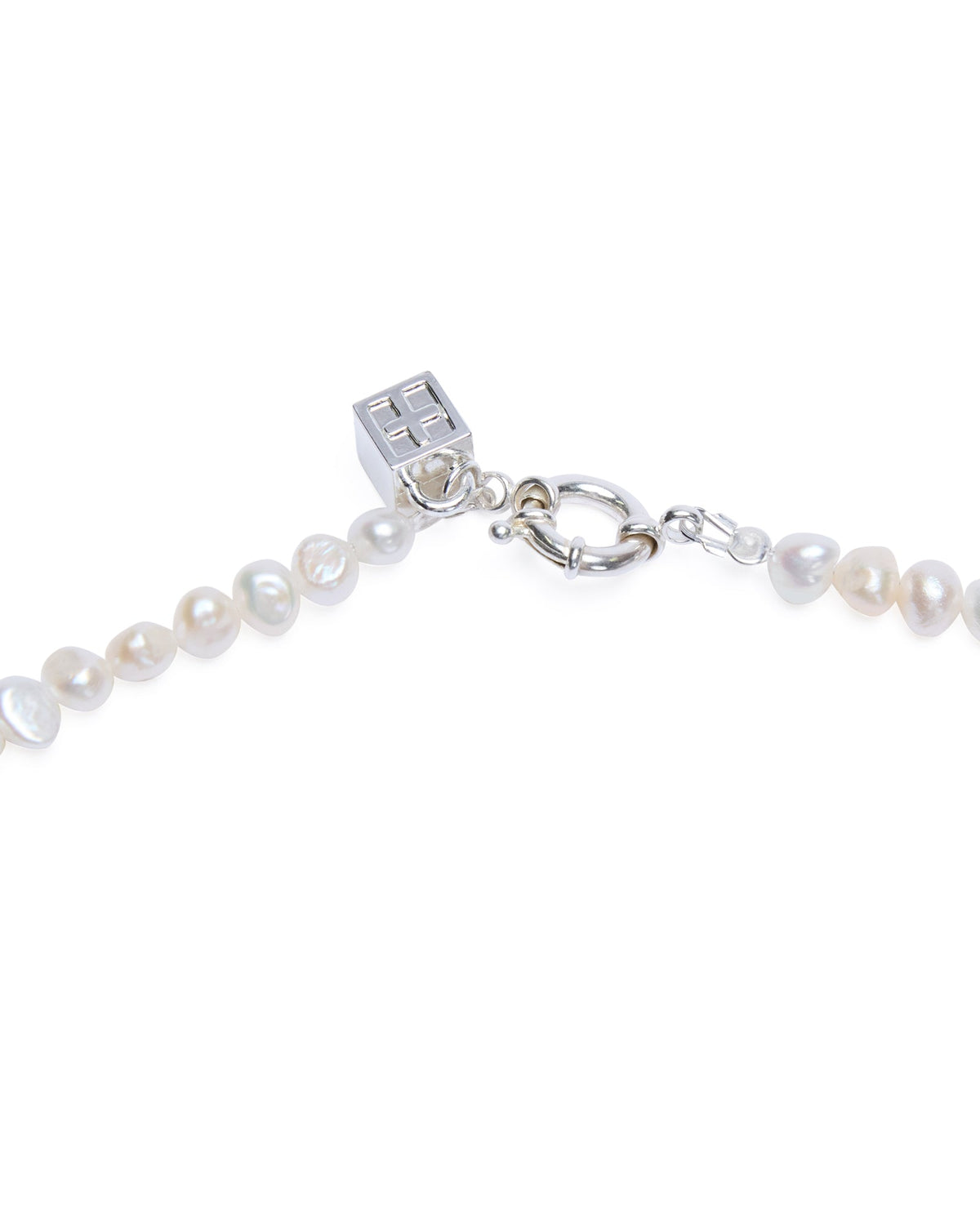 Pearl Spike Necklace Jewellery - Silver