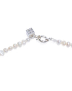 Pearl Spike Necklace Jewellery - Silver