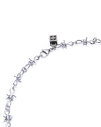Barbed Wire Necklace Silver Jewellery - Silver