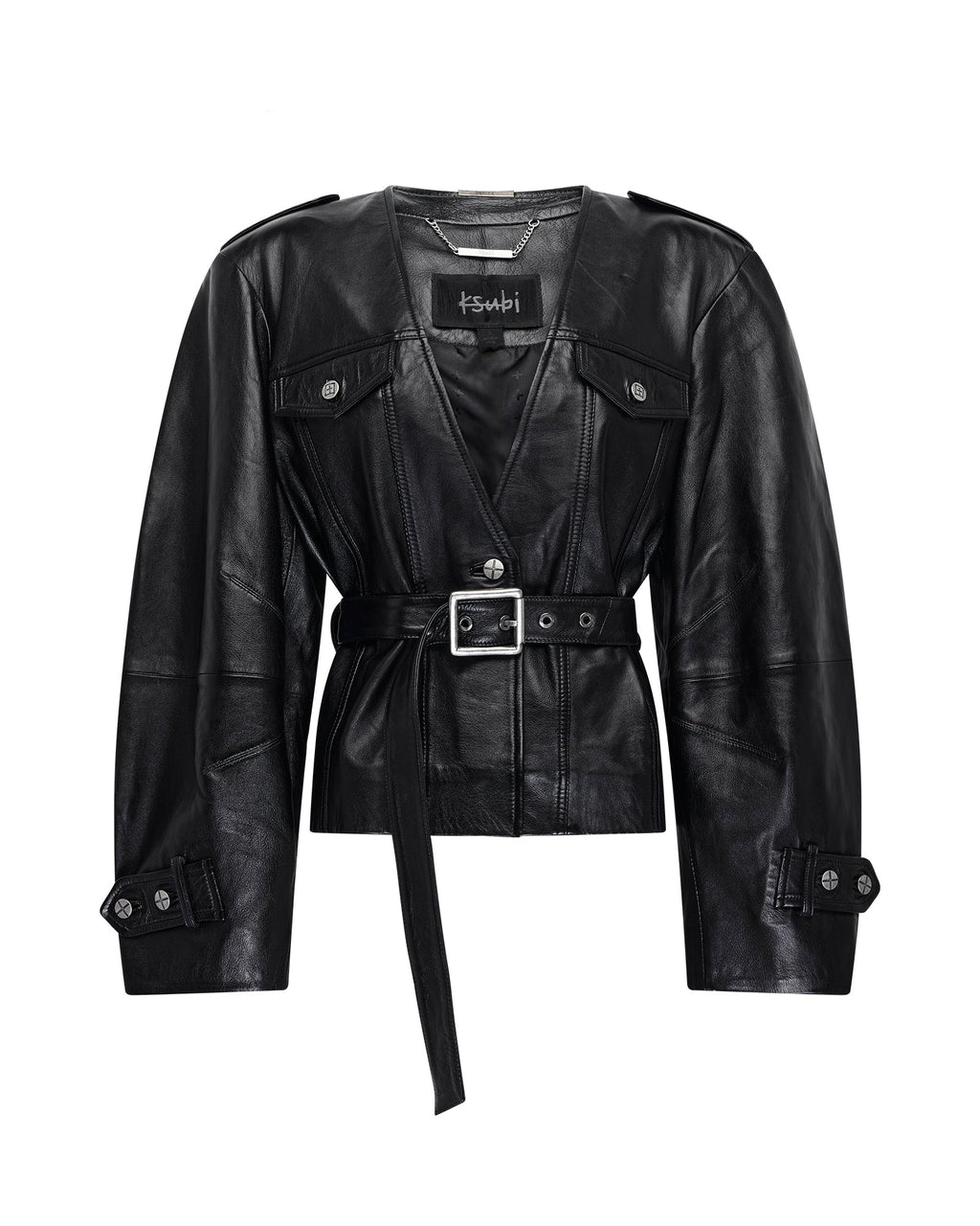 Womens Barrel Jacket Black Fitted Jackets - Black