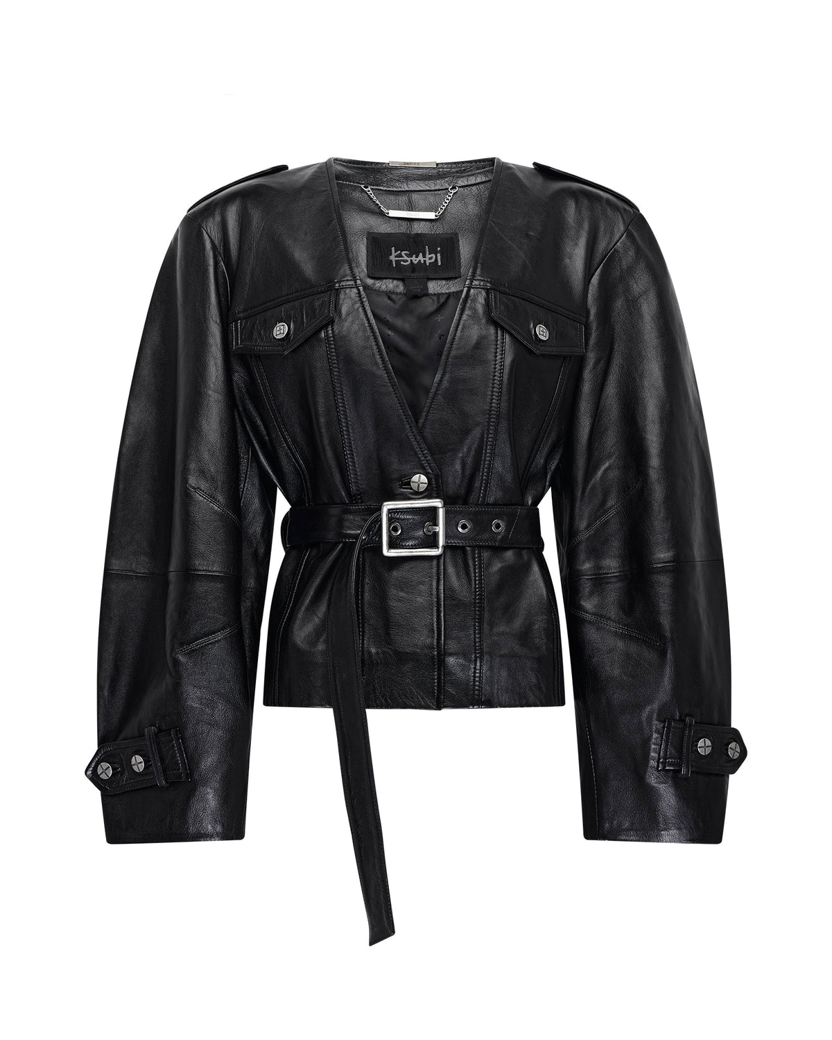 Womens Barrel Jacket Black Fitted Jackets - Black
