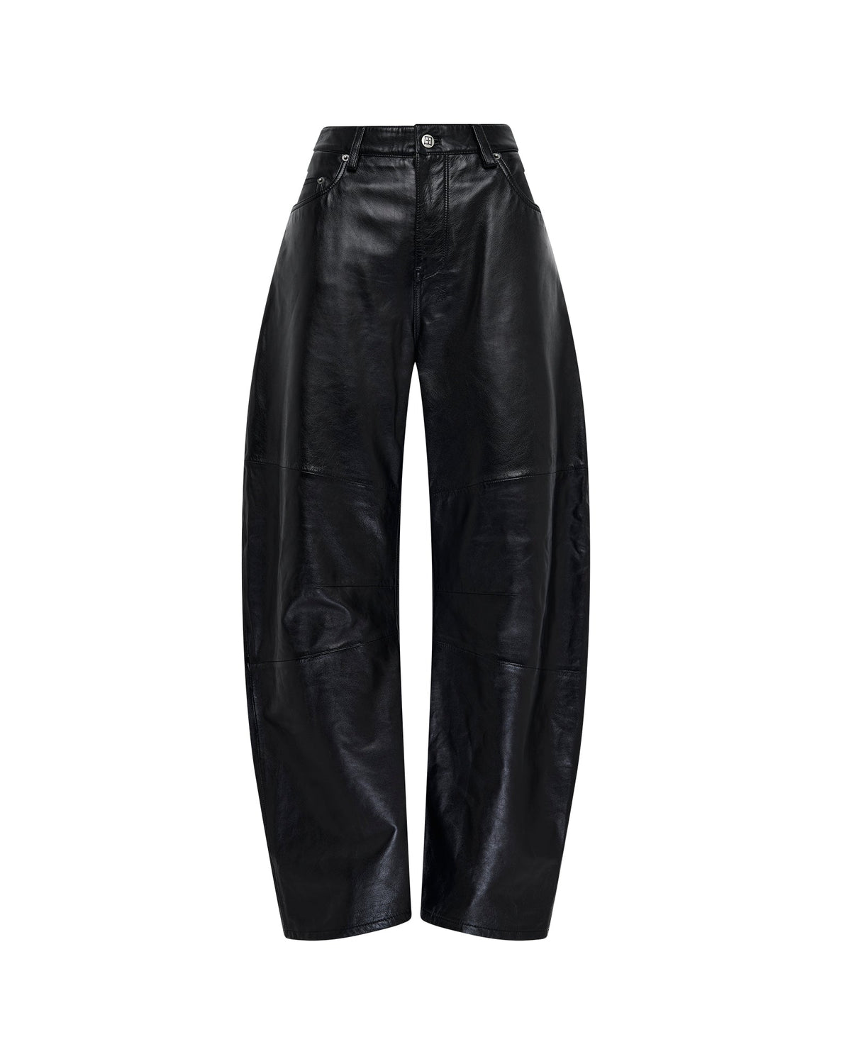 Womens Barrel Pant Black Barrel Leg Pants - Black
