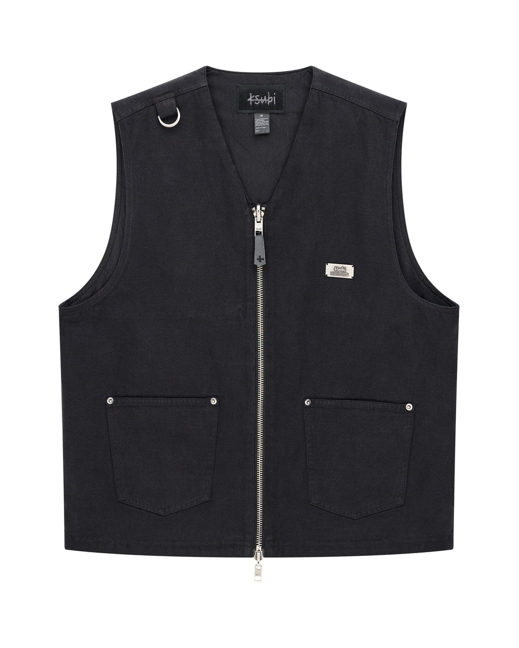Mens Battler Vest Black Relaxed Fashion Tops - Black