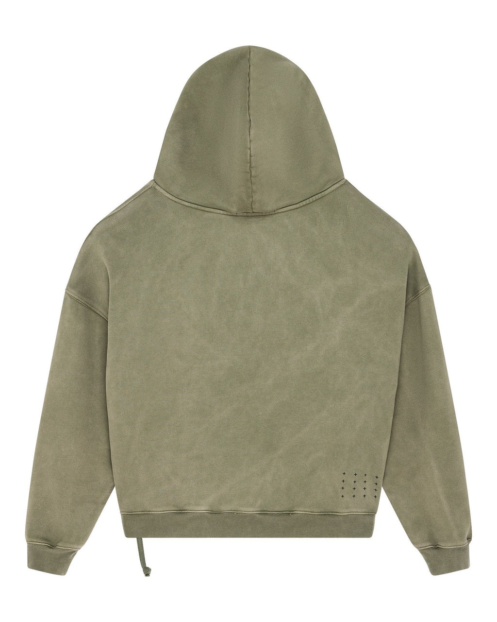 Mens Blasted Ekcess Hoodie Outback Oversized Fleece - Green