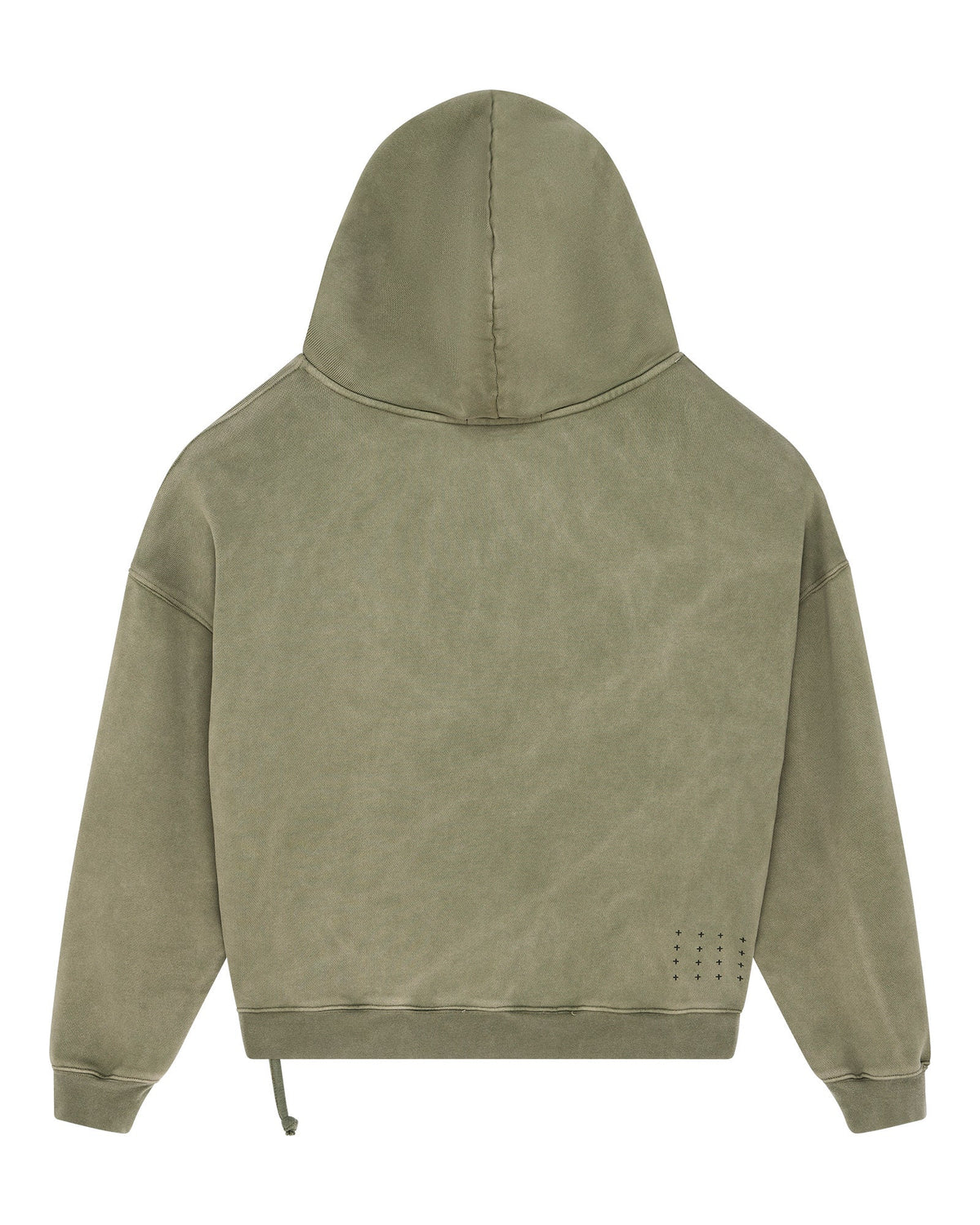 Mens Blasted Ekcess Hoodie Outback Oversized Fleece - Green