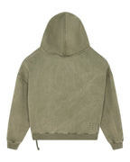Mens Blasted Ekcess Hoodie Outback Oversized Fleece - Green