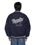 Mens Royalty Ma-1 Bomber Navy Regular Jackets - Navy
