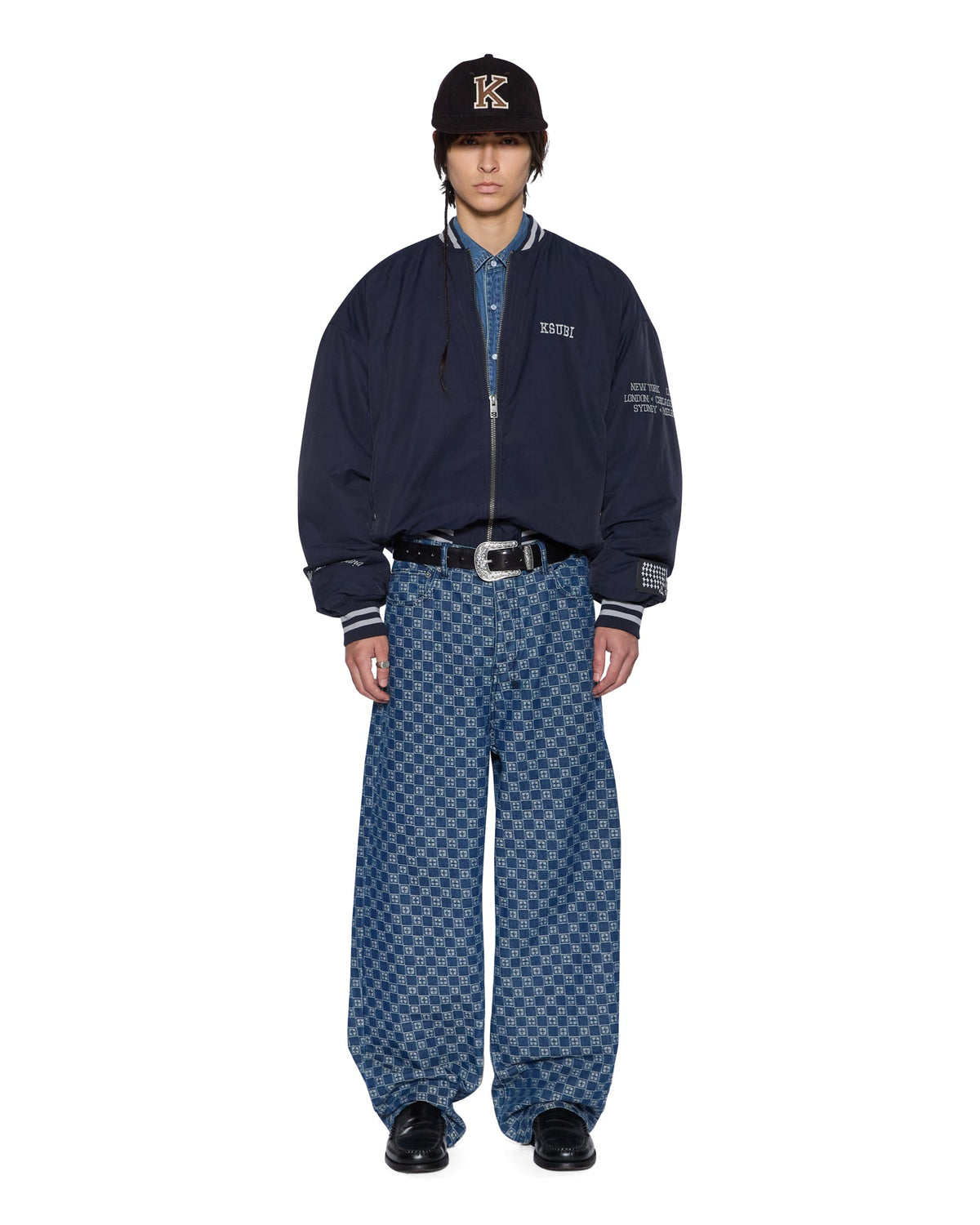 Mens Royalty Ma-1 Bomber Navy Regular Jackets - Navy