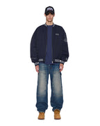 Mens Royalty Ma-1 Bomber Navy Regular Jackets - Navy
