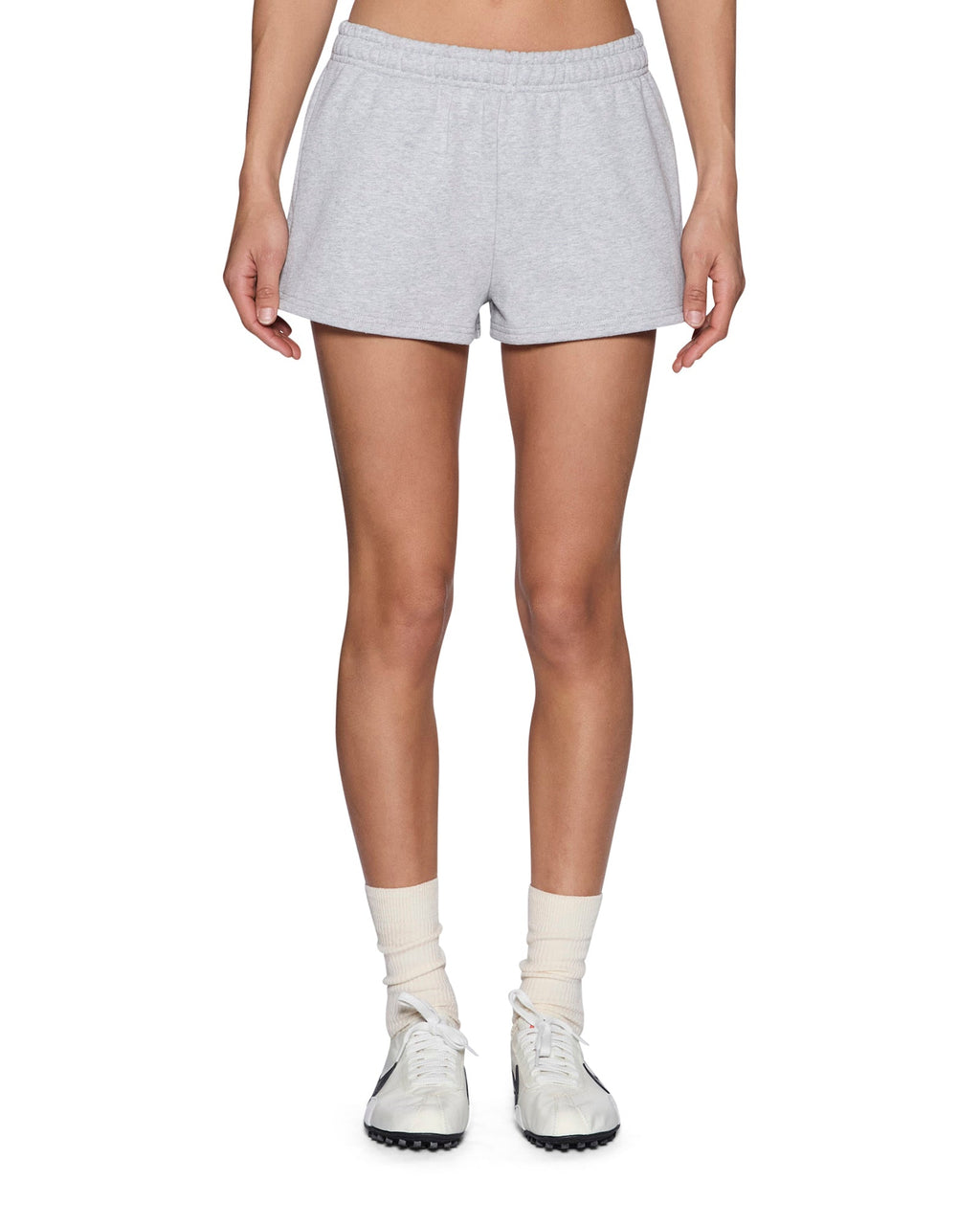 Womens Booty Trakshort Grey Regular Walkshorts - Grey