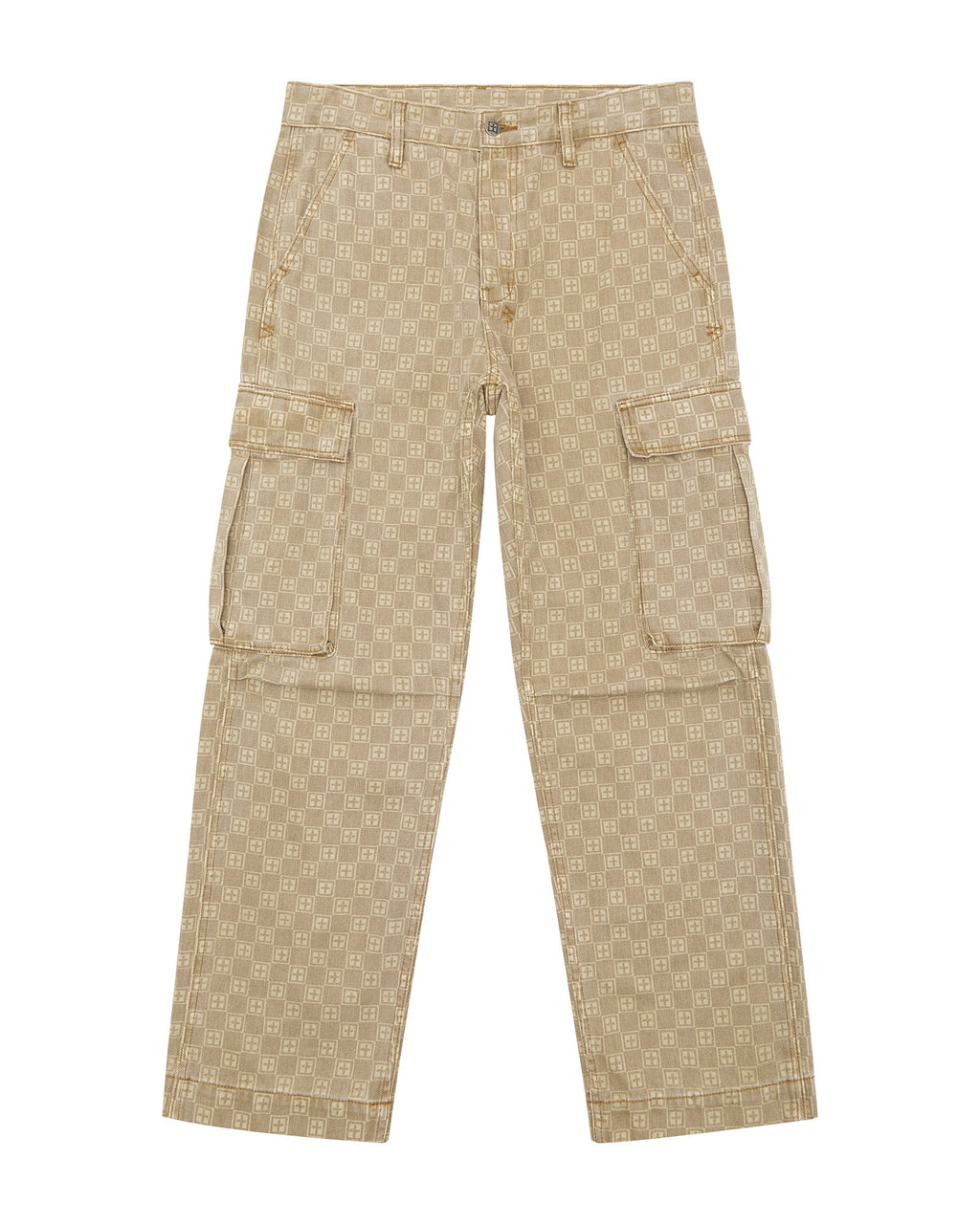 Mens Box Fugitive Cargo Pant Tan Relaxed Pants - Tan