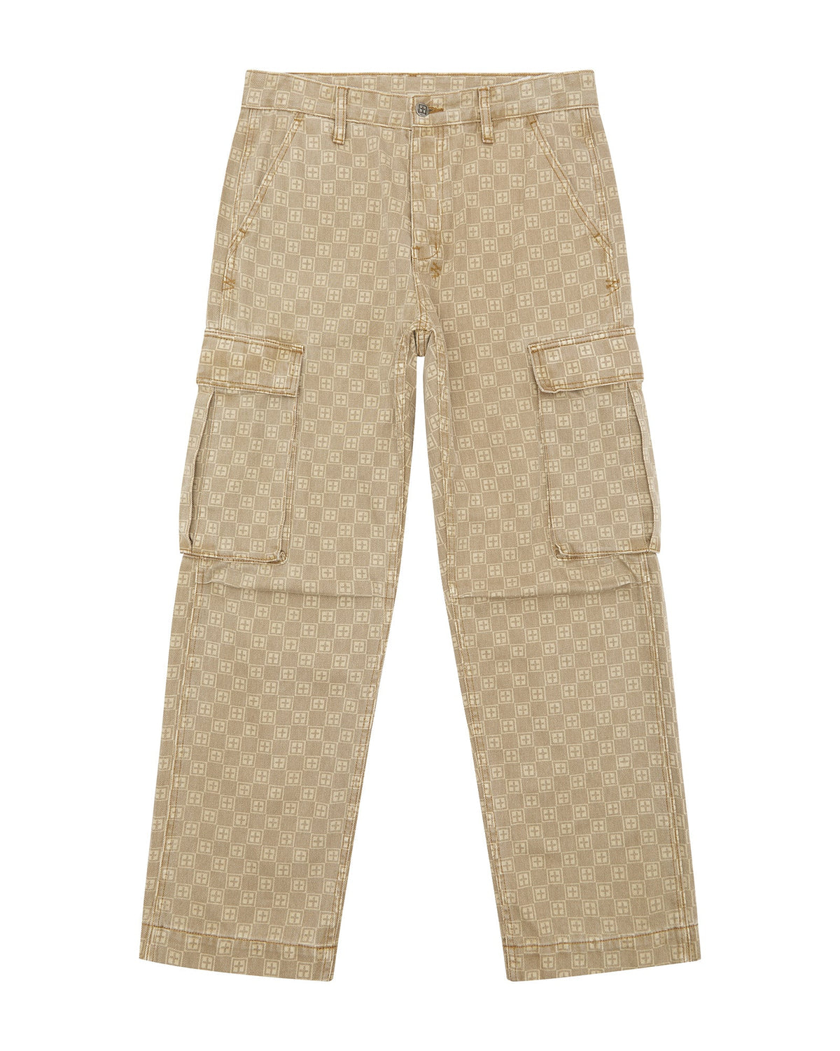Mens Box Fugitive Cargo Pant Tan Relaxed Pants - Tan