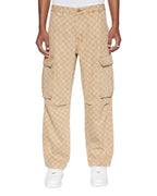 Mens Box Fugitive Cargo Pant Tan Relaxed Pants - Tan