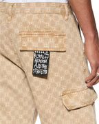 Mens Box Fugitive Cargo Pant Tan Relaxed Pants - Tan