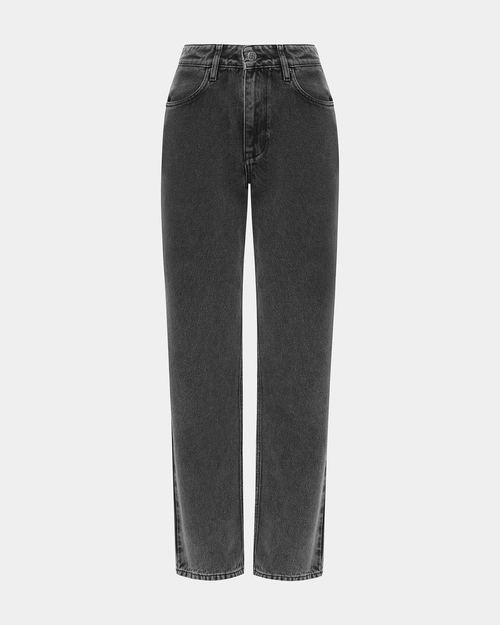 Womens Brooklyn Jean Daze Trip Straight Denim Jeans - Black