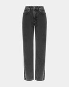 Womens Brooklyn Jean Daze Trip Straight Denim Jeans - Black