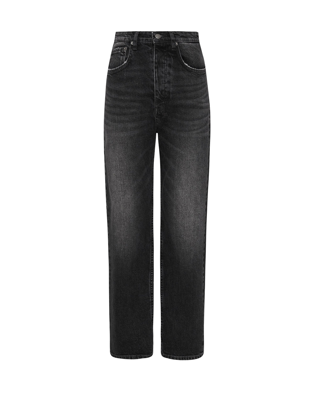 Womens Brooklyn Jean Diablo Straight Denim Jeans - Black
