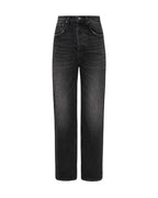Womens Brooklyn Jean Diablo Straight Denim Jeans - Black