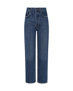 Womens Brooklyn Jean Runaway Straight Denim Jeans - Denim