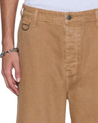 Mens Rival Chino Trouser Driftwood Straight Pants - Tan