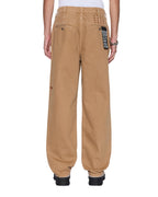 Mens Rival Chino Trouser Driftwood Straight Pants - Tan