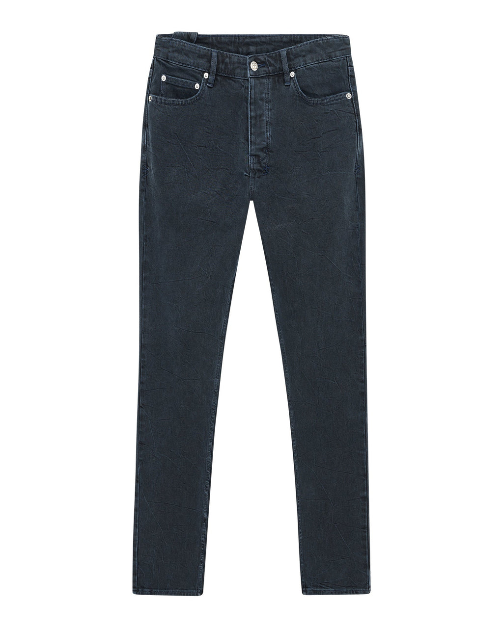Mens Chitch Black/blue Slim Denim Jeans - Denim