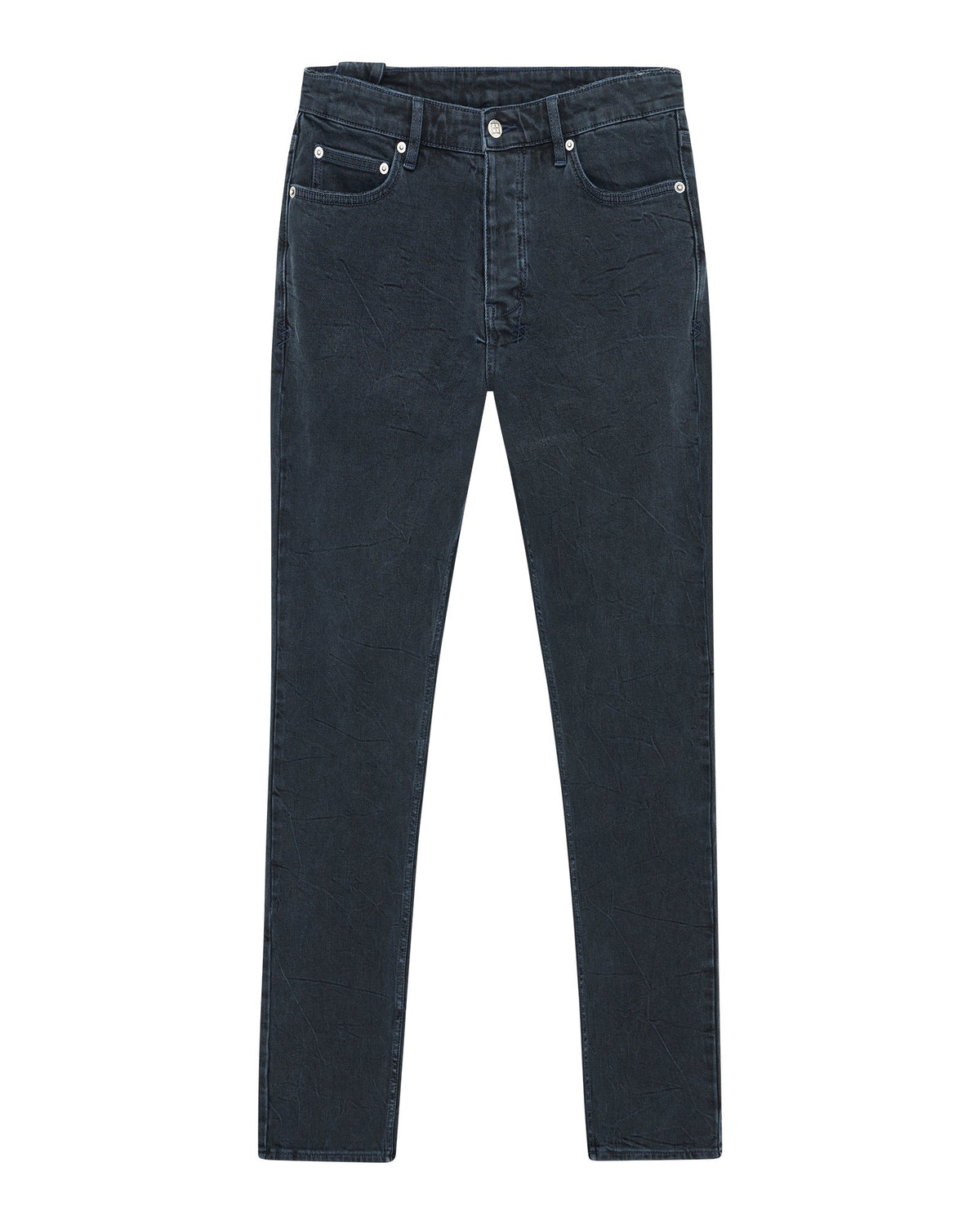 Mens Chitch Black/blue Slim Denim Jeans - Denim