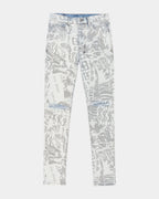 Mens Chitch Kollage Icey Slim Denim Jeans - Denim
