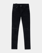 Mens Chitch Kraftwork Black Slim Denim Jeans - Black