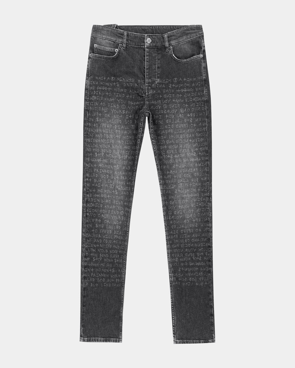 Mens Chitch Krete Sketchy Slim Denim Jeans - Grey