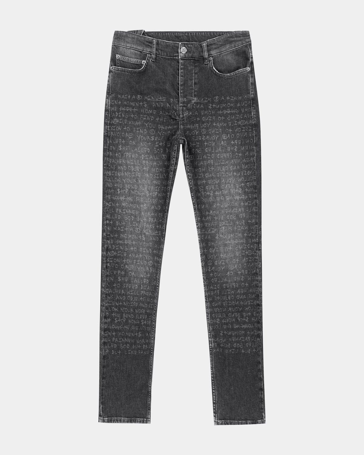 Mens Chitch Krete Sketchy Slim Denim Jeans - Grey