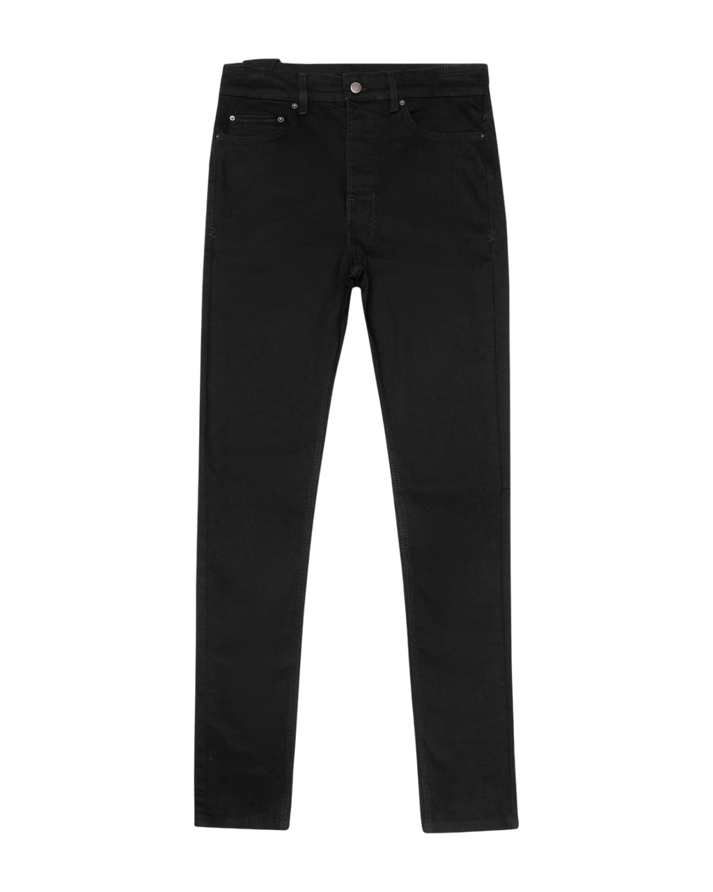 Mens Chitch Laid Black Slim Denim Jeans - Black