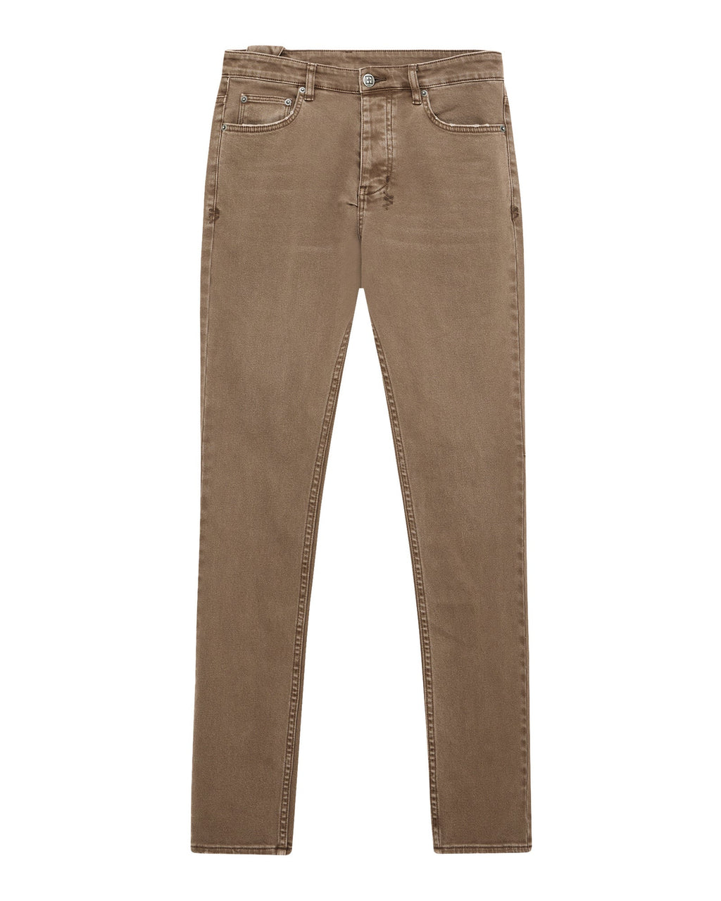 Mens Chitch Oak Slim Denim Jeans - Brown