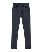 Mens Chitch Selvedge Ny Black Slim Denim Jeans - Black