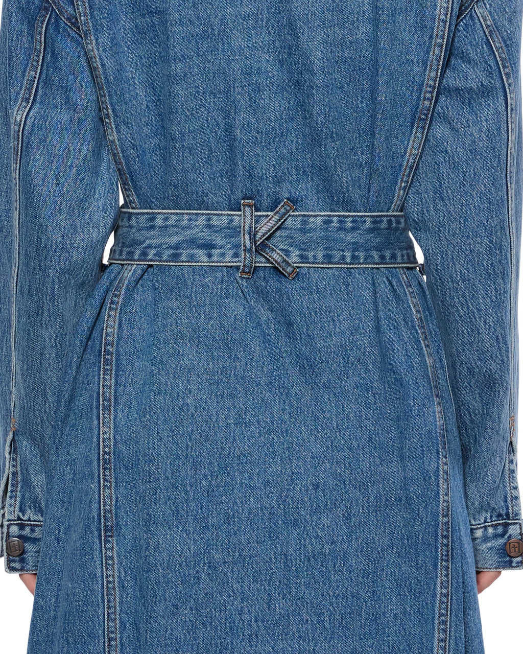 Womens Trucker Coat Relik Relaxed Jackets - Denim