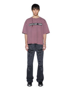 Mens Kings Halen Ss Tee Vintage Plum Baggy Tees - Purple