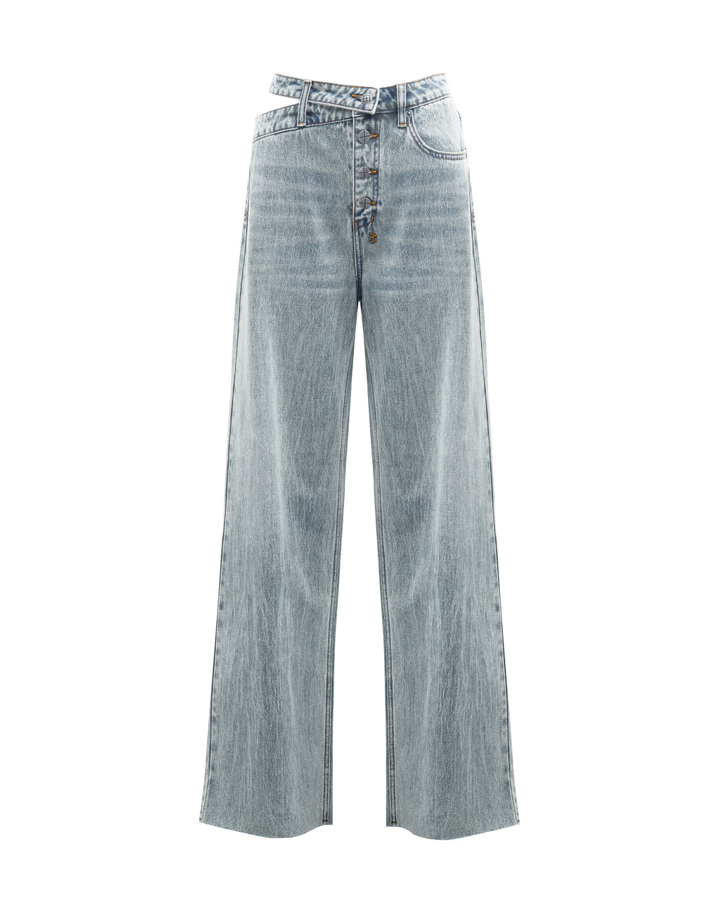 Womens Detached Jean Youth Relaxed Denim Jeans - Denim